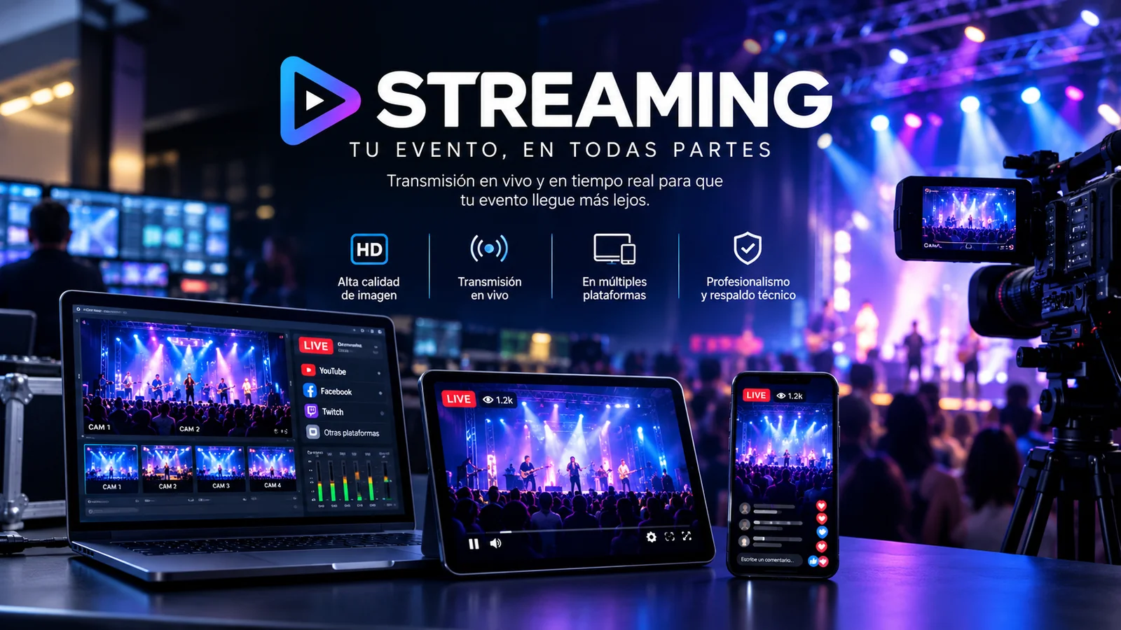 Streaming Profesional y Circuito Cerrado